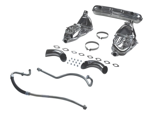 Kit d'échappement échangeur thermique pour PORSCHE 911 3.2 pot d'échappement sport 84mm inox