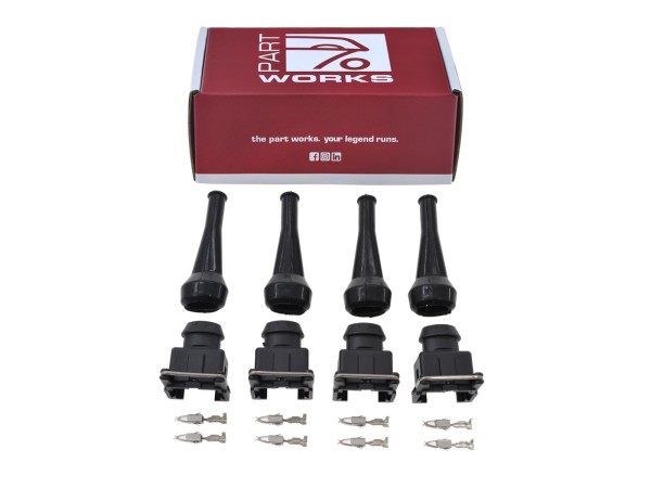 4x conector inyectores para BMW E30 318i 320i E23 E24 E28 arandela de goma