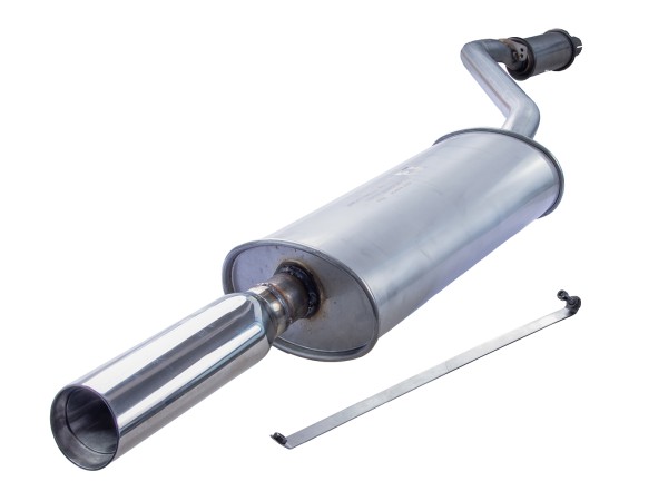 Rear silencer for PORSCHE 924 2.0 exhaust muffler STAINLESS STEEL