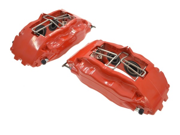 2 pinças de freio para PORSCHE 964 993 Turbo Big Red FRENTE ESQUERDA DIREITA