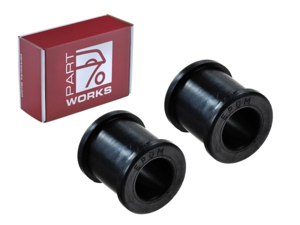 2x soporte estabilizador 23mm para PORSCHE 924 del '84- 944 '84-'86 soporte goma DELANTERO