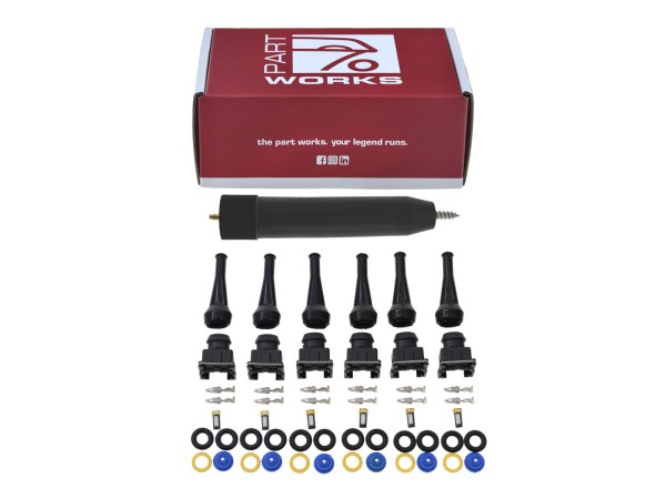 6x seal set for BMW E24 628 633 635 M635 CSI injector nozzle seals
