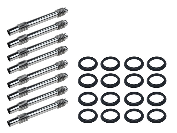 8x tubos de proteção de tucho para PORSCHE 356 A B C 1300 1500 1600 912 + vedações