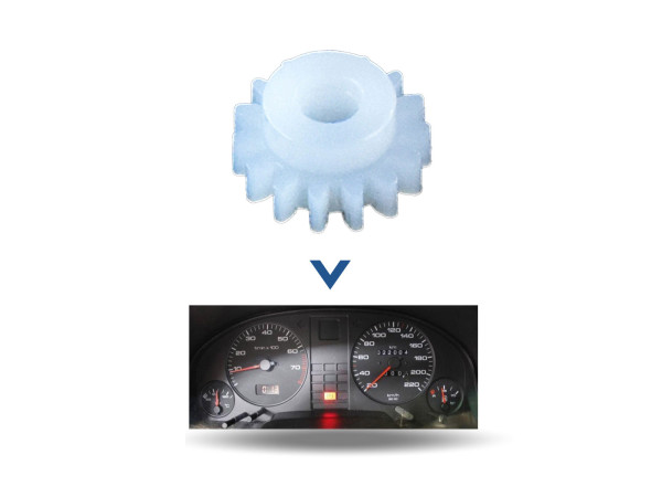 Engrenagem do velocímetro E15 para reparo do contador do painel de instrumentos AUDI 80