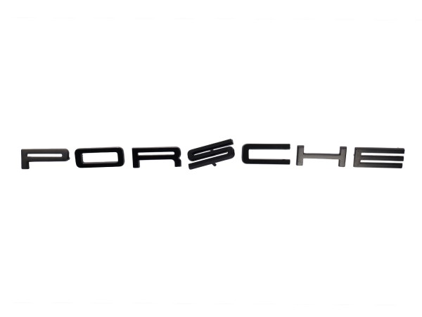 Schriftzug ORIGINAL PORSCHE 911 F '72-'73 "Porsche" SCHWARZ