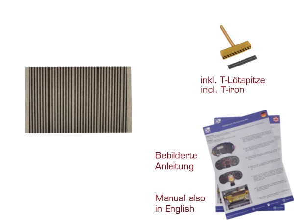 Kontaktfolie Traktormeter für Betriebsstundenzähler Display 64-Pin