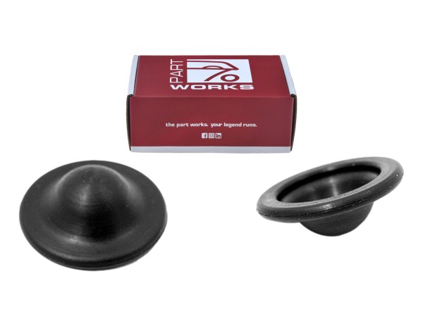 2x rubbertules deurcontactschakelaar voor PORSCHE 911 F G 964 993 afdekking