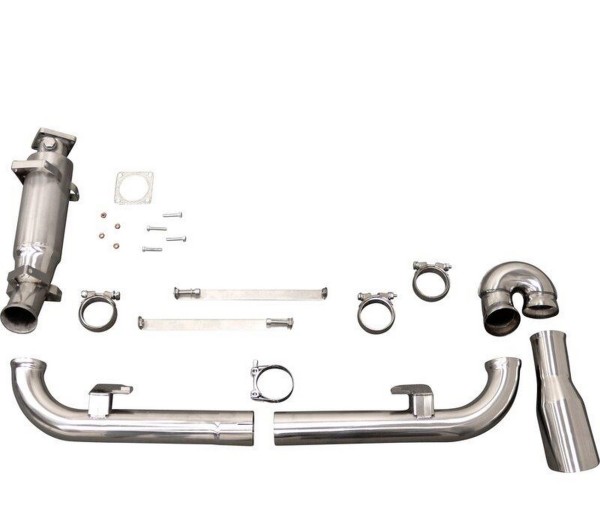 Exhaust set without silencer for PORSCHE 964 Carrera sports exhaust STAINLESS STEEL