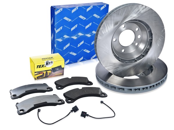 Brake discs + brake pads + WK for PORSCHE 958 92A FRONT