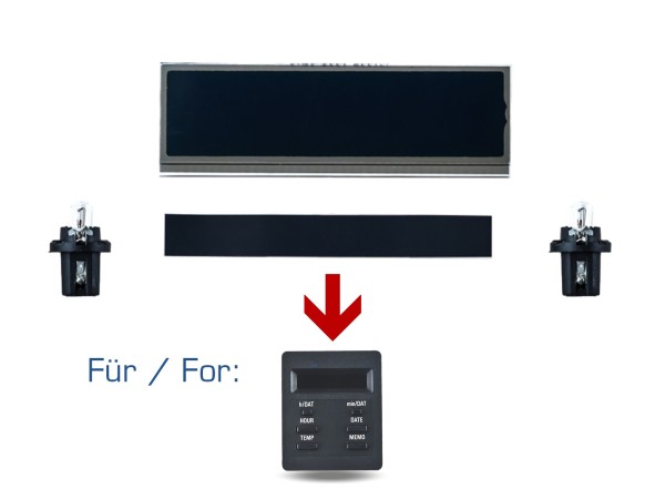 Display on-board computer for BMW E28 5 Series outside temperature display digital clock BC1