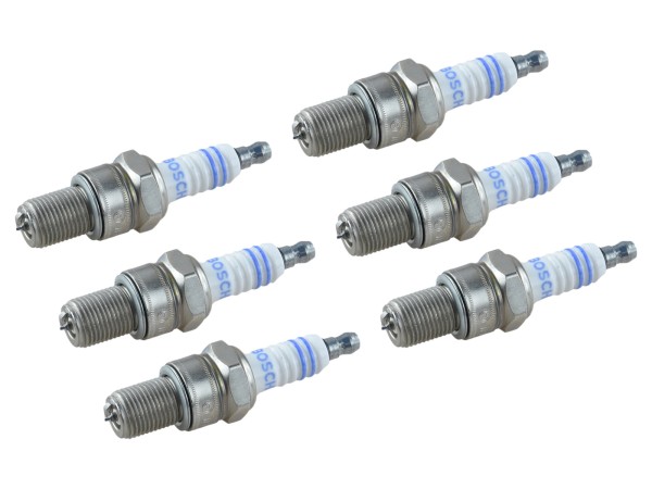 6x spark plug for PORSCHE 911 T up to -'73 2.7 S 914-6