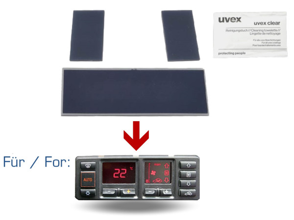 Painel de controle climático para AUDI 80 90 100 B3 B4 B5 C6 A3 A4 LCD de controle climático