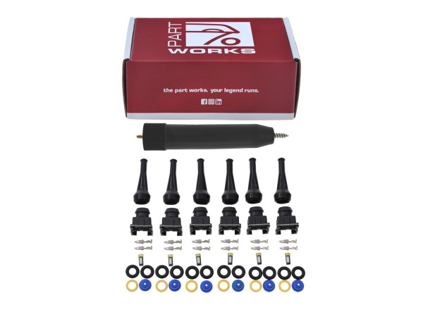 6x gasket set for BMW E30 3 Series 320i 323i E28 520 injector nozzle seals