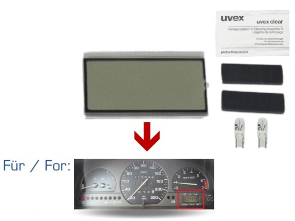 Affichage du compteur de vitesse pour Seat Toledo Combiné d'instruments MFA LCD