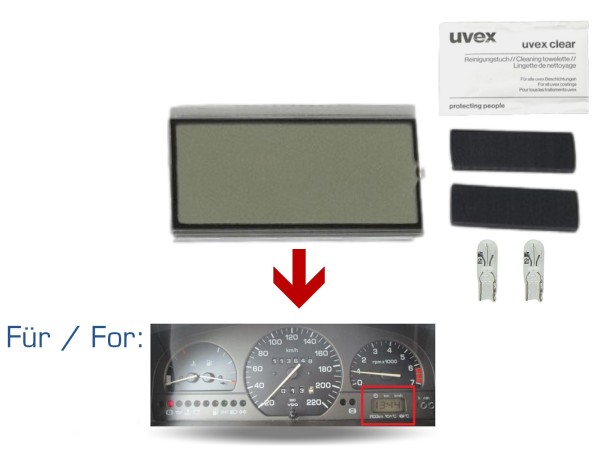 Snelheidsmeterdisplay voor Seat Toledo instrumentenpaneel MFA LCD