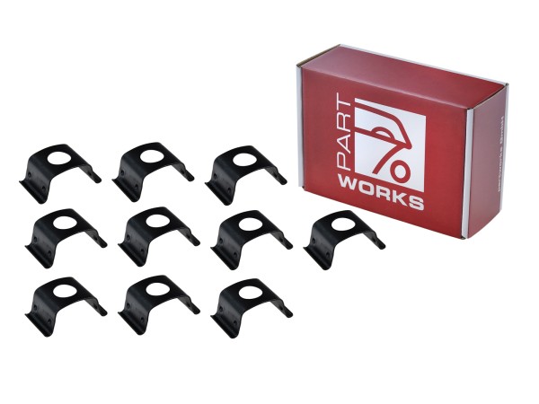 10x braçadeiras mangueira de freio para PORSCHE 356 B C 911 F G 964 968 914 mola de retenção