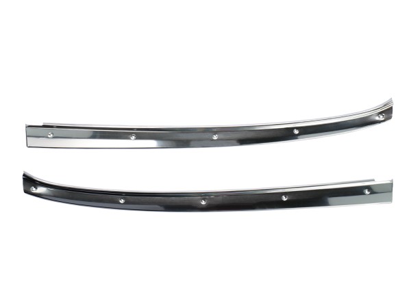 2x vent window trim strip for PORSCHE 911 F G '74-'77 912 REAR L+R