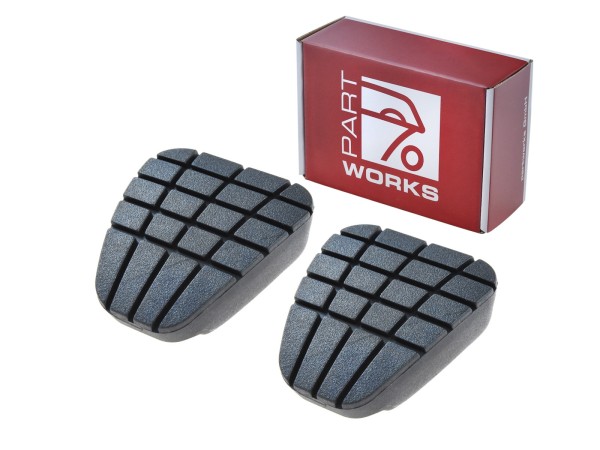 2x pedal rubbers for PORSCHE 996 Boxster 986 pedal cap