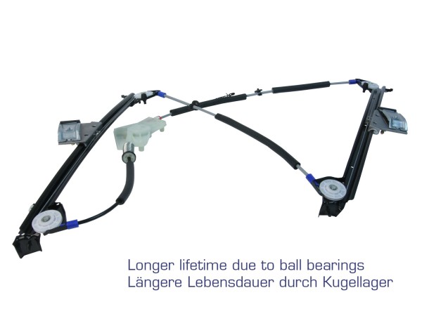 Articulação do regulador de janela para PORSCHE 996 Boxster 986 Rolamento de esferas reforçado ESQUERDO