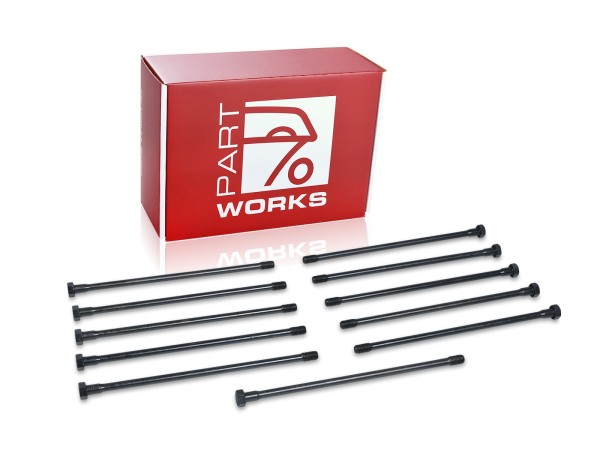 11x bolts crankcase for PORSCHE 911 F G 2.0 2.2 2.4 2.7 engine block