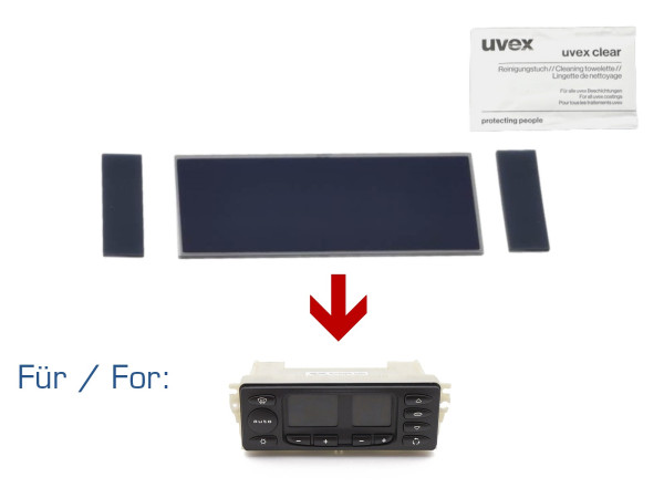 Painel de controle de climatização para PORSCHE 996 reparo LCD de controle climático V2