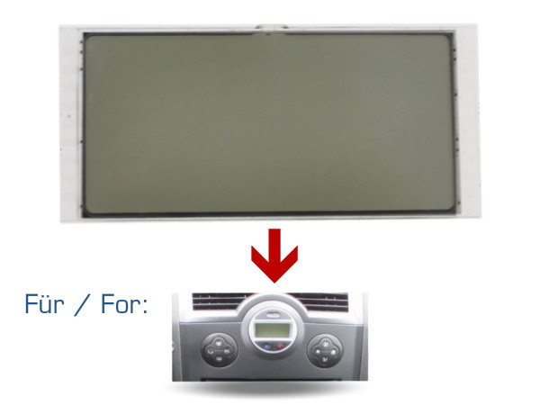 Display climate control panel for RENAULT Megane Scenic 2 mode 5V repair