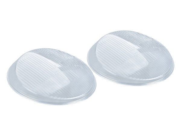 2x lentes de farol para PORSCHE 911 F G de '70 - 930 964 lente L = R