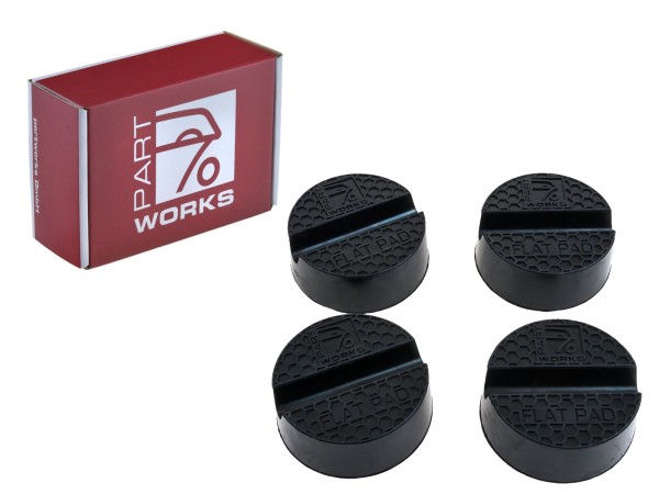 4x jack holder for VW Golf AUDI BMW rubber block rubber block flat pad