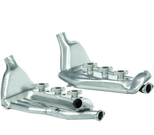 2x trocador de calor para PORSCHE 911 F G conversão para 3,6 41mm STAINLESS STEEL SSI SET