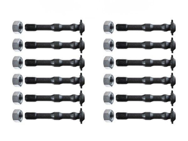 12x Pleuelschrauben + Pleuelmuttern für PORSCHE 911 F 2.2 125-180PS