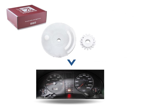 Engranajes del velocímetro para reparación del cuadro de instrumentos AUDI 80 B3 B4 E15 + 15-K SET