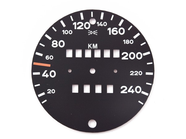 Disco do velocímetro para PORSCHE 911 G 3.0 SC mostrador 250 km/h V2