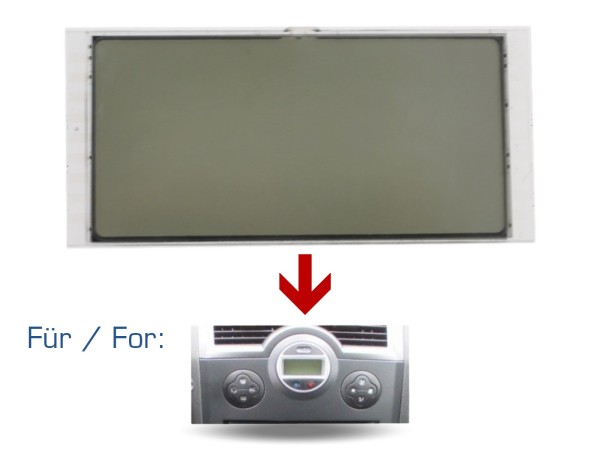 Display klimaatbedieningspaneel voor RENAULT Megane Scenic 2 mode 5V reparatie