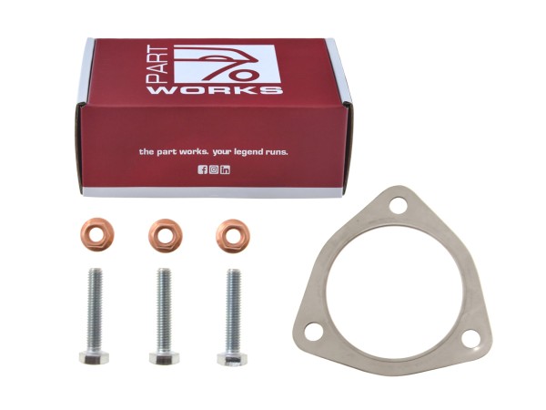 Gasket rear silencer for PORSCHE 911 SC 2.7 3.0 3.2 exhaust + screws