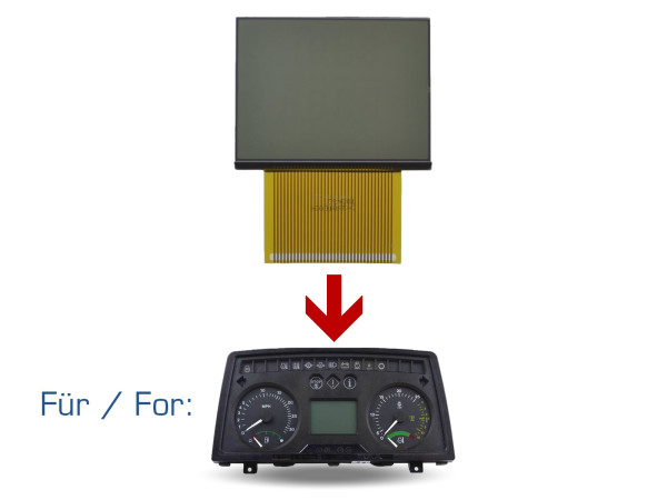 Display tachimetro per cruscotto John Deere 6010 BIF