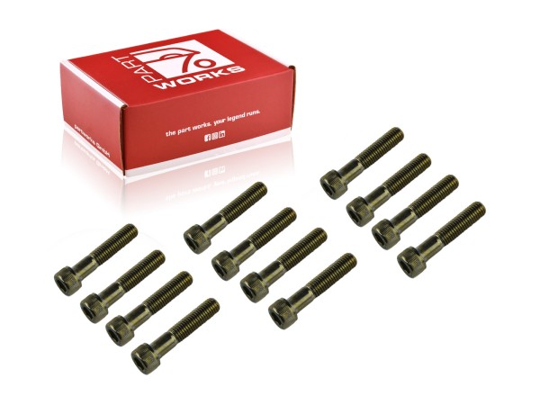 12x tornillos de eje de transmisión para PORSCHE 911 3.2 Carrera 930 964 928 S4 GTS