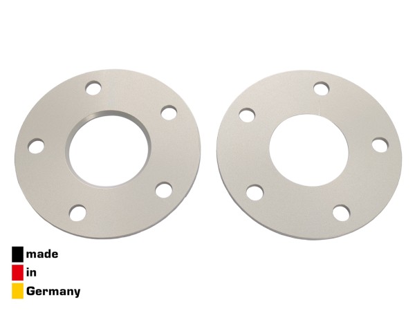 Wheel spacers for PORSCHE with LK 5x130 71.6mm 2x 5mm 10mm/axle