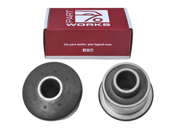 2x rubber bearing for 1 wishbone for PORSCHE 928 S4 GTS from '87- FRONT TOP SPORT