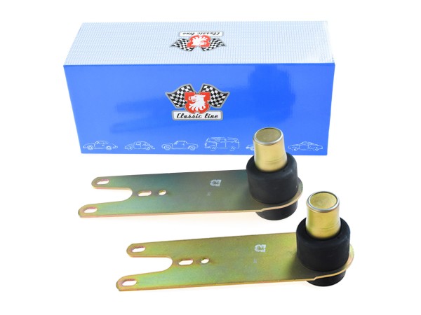 2x aszwaarden voor PORSCHE 911 2.0 912 SWB achterassteun SET