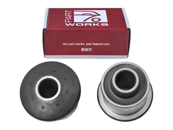 2 suportes de borracha para 1 braço da suspensão para PORSCHE 928 4.5 S até -'86 FRONT TOP SPORT