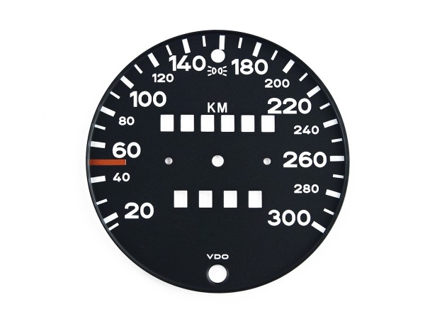 Speedometer disc PORSCHE 930 3.3 Turbo VDO dial 300km/h V2 in exchange