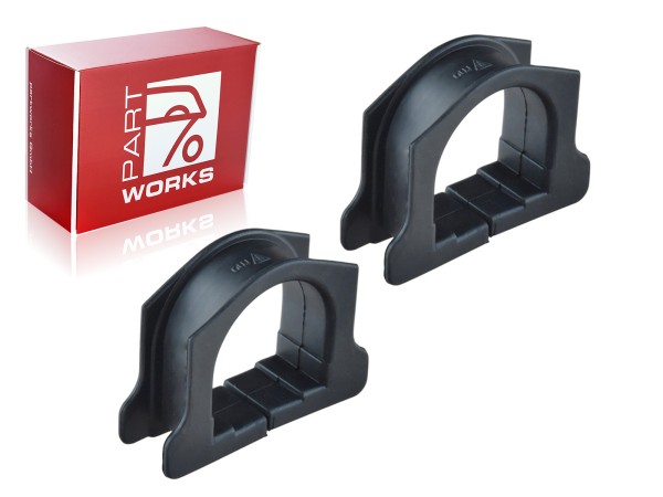 2x rubber gelagerd stuurhuis voor PORSCHE 964 993