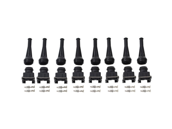 8x connector injector mondstuk voor BMW E31 E32 E34 E38 E39 rubbertule reparatieset