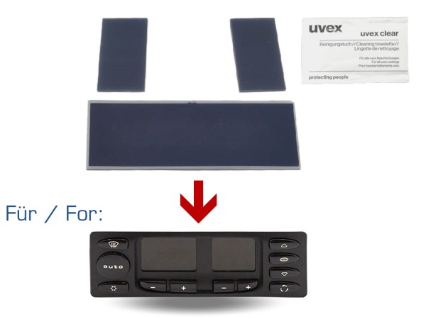 Painel de controle climático de exibição para reparo de controle climático AUDI A3 A4 B5 A6 C6 91-01