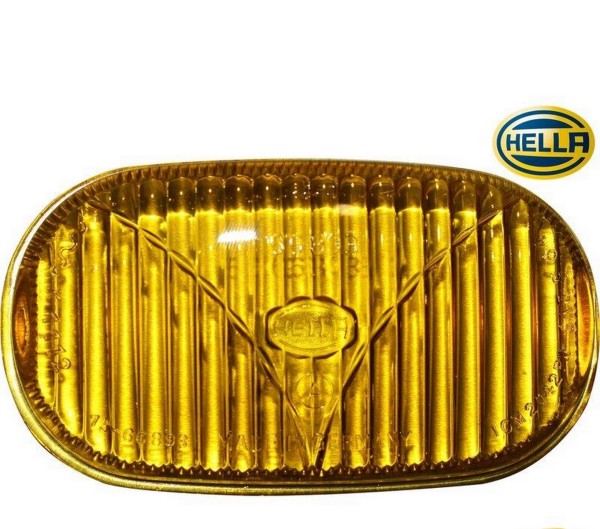 1x lente de farol de neblina para PORSCHE 911 F 912 AMARELO L = R