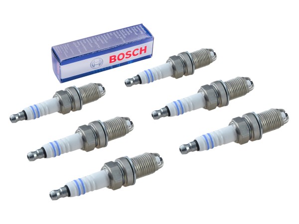 6x bujías para PORSCHE 964 993 Turbo 3.6 996 GT3 Bosch