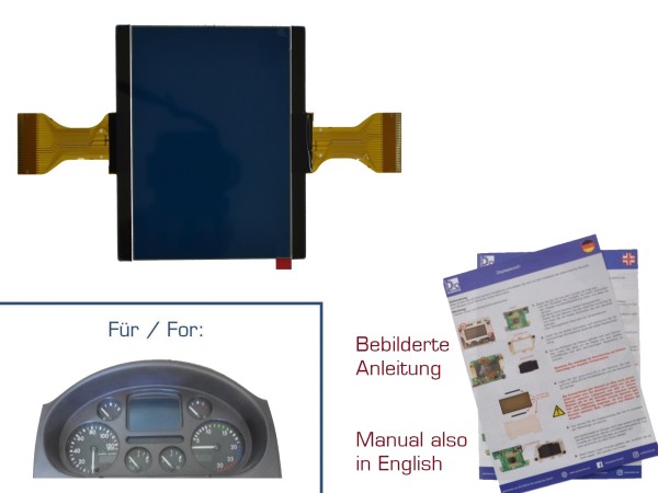 Affichage du compteur de vitesse pour le cockpit du groupe d'instruments DAF LF CF XF 45 55 75 85 95 105