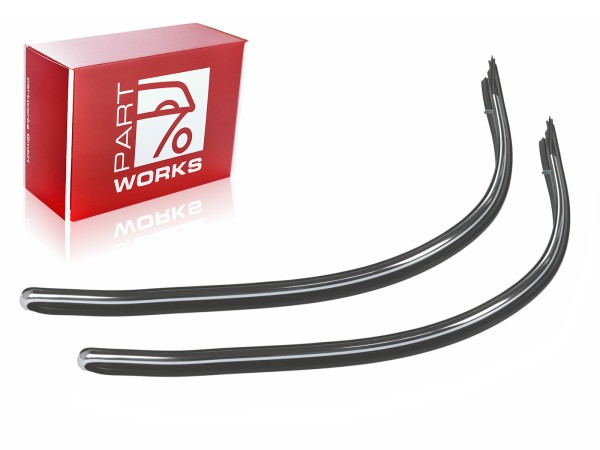 2x bumpersierstrips voor PORSCHE 911 2.0 SWB 912 ACHTER SMAL