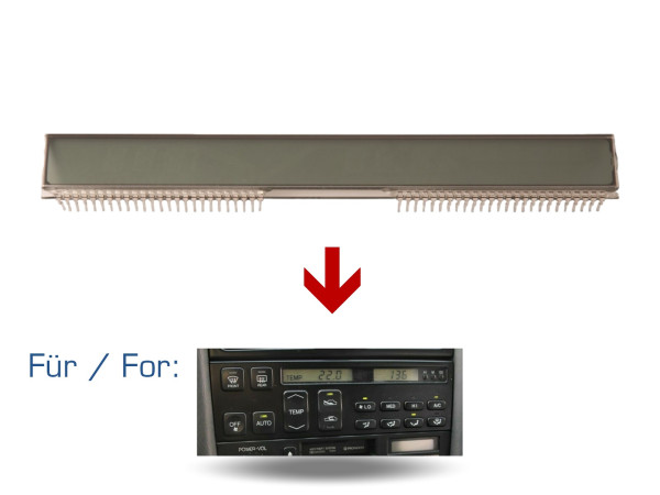 Painel de controle de clima de exibição para reparo de LCD de controle de clima LEXUS LS400 '93 -'94 AC