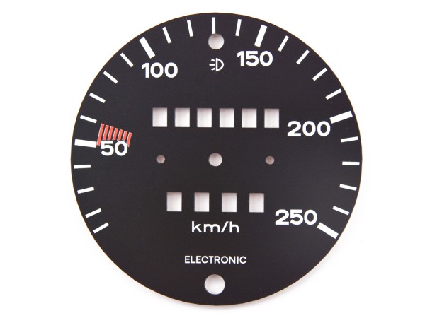 Speedometer disk for PORSCHE 911 G 2.7 S dial 250 km/h V1